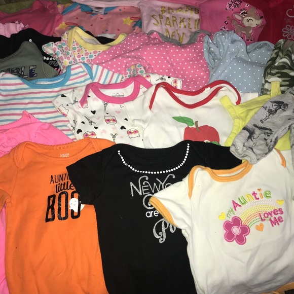HUGE BUNDLE SET ONESIES ‼️‼️ BABYGIRL💗 - Picture 6 of 7